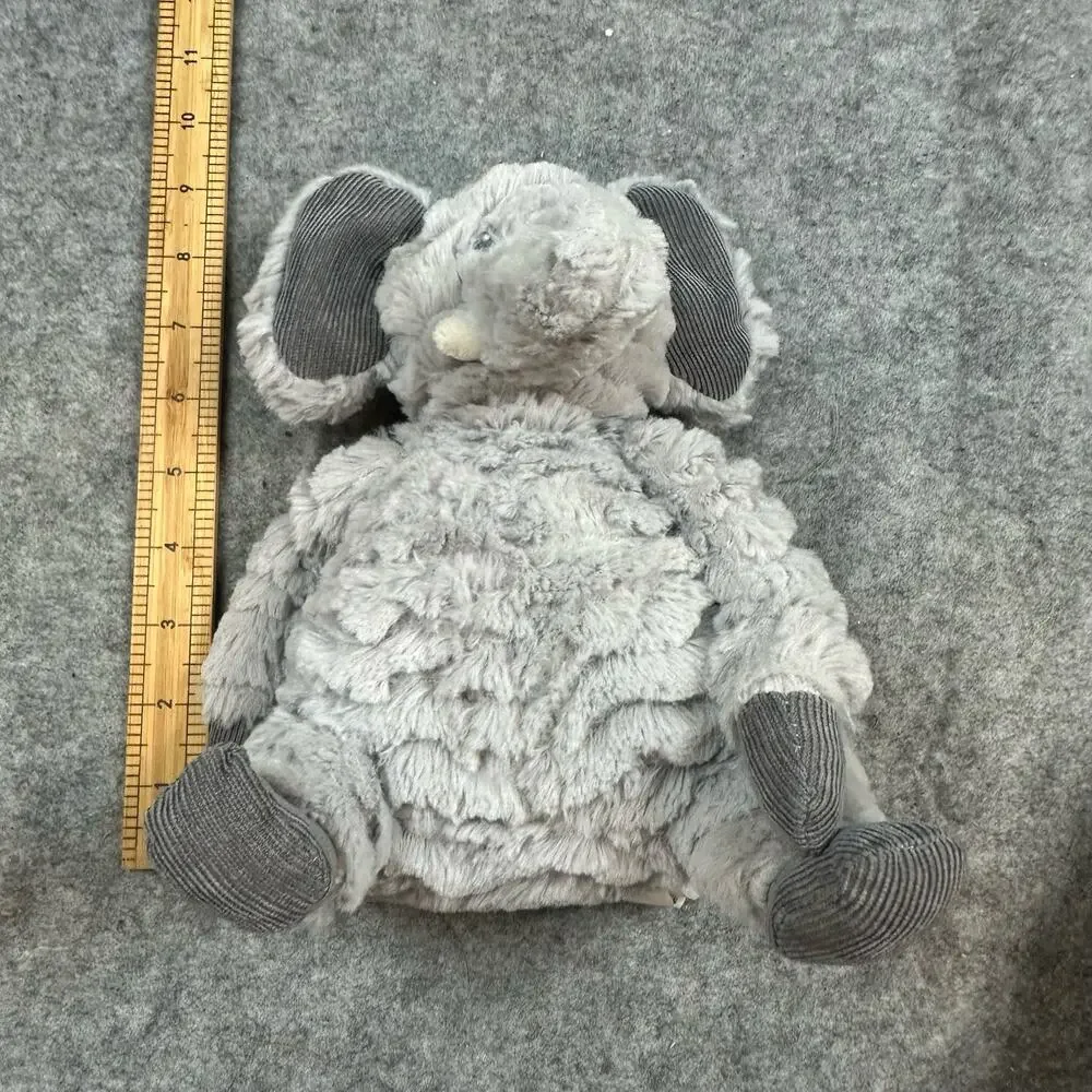 First Impressions Elephant Plush Stuffed Animal Baby Soft Lovey Cute Bean Bag